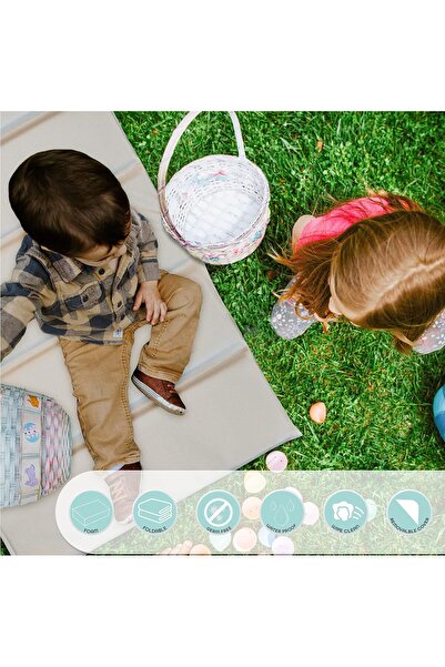 Moon 5-Fold Daycare Mattress, White