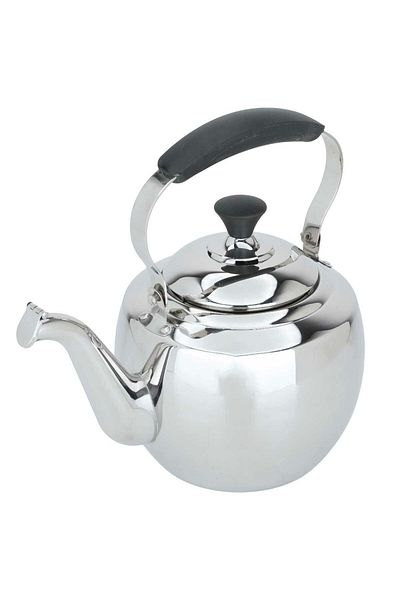 Alsaif Gallery Steel Kettle, 3 Liters - Golden
