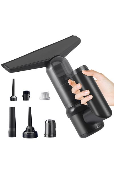 JUSTNET ® 5-in-1 Cordless Electric Vacuum Cleaner with Squeegee, Cleaning and Drying Windows