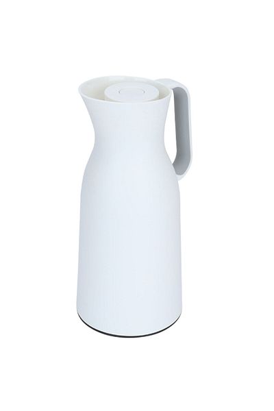 Alsaif Gallery Glass Thermos Alaska Alsaif Gallery, 1 Liter, Plastic External Body - White