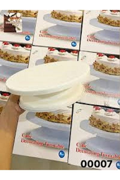 Generic Foreen Revolving Cake Stand with Base, Cake Decorating Tool with Rotating Stand, Revolving Plate for Cupcake Crafts
