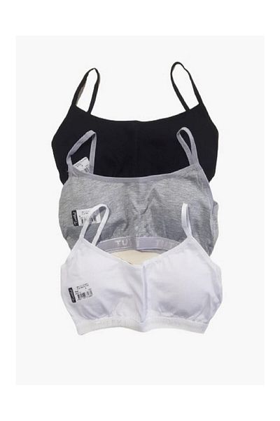 Tutku Tkc0847 Tutku Girl's Padded Training Bra 6-Piece Economic Package