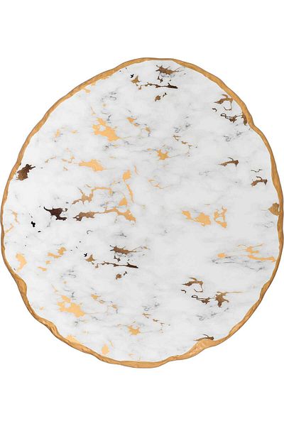 Alsaif Gallery Serving Tray Porcelain Alsaif Gallery - White