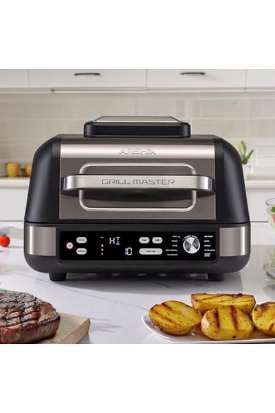 Arshia 10-in-1 Air Fryer Grill Master – XL Capacity, Smokeless, With Bonus Accessories