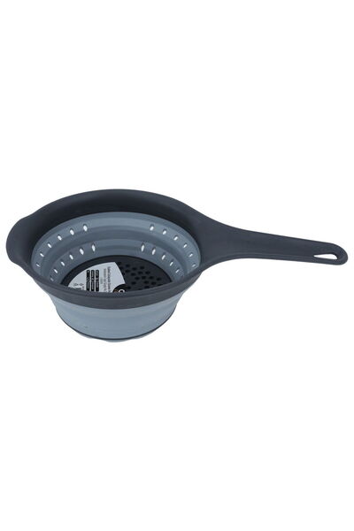 Generic مصفاة سيليكون قابلة للطي من معرض السيف، سعة 1500 مل - أسود