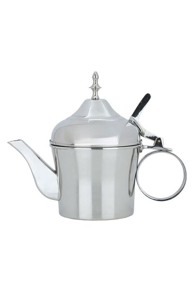 Alsaif Gallery Steel Teapot Alsaif Gallery, 1.5 Liter, Round - Silver