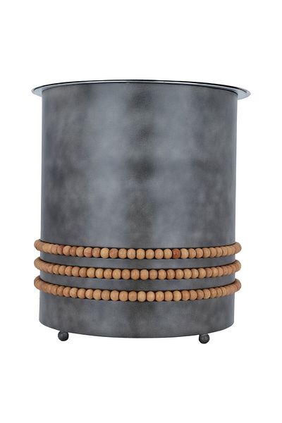 Alsaif Gallery Round Fire Stove Alsaif Gallery, 24×24×16 cm, Indian - Grey