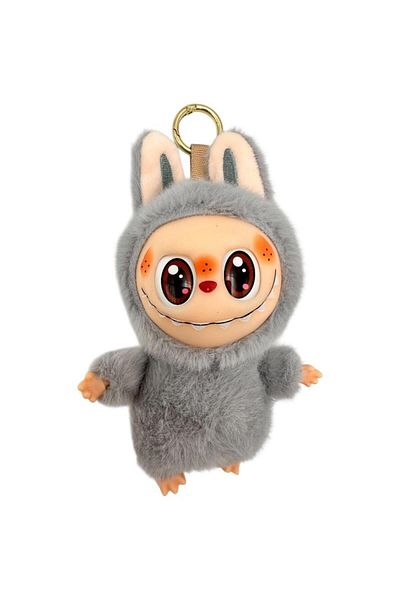 BaoBao Plush Toy 15CM Gray Keychain Type - Funny Plush With Cute Girl, BaoBao
