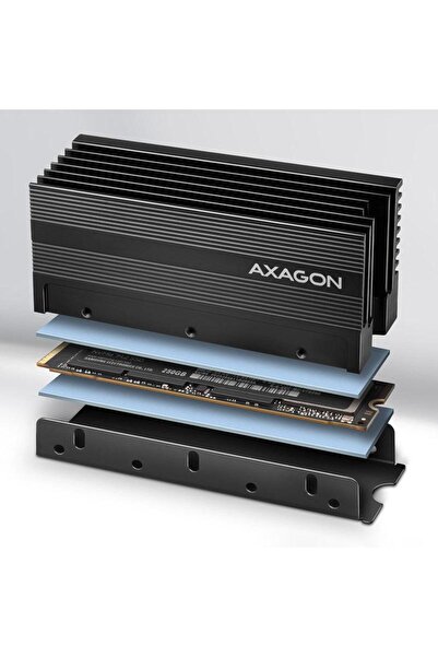 Axagon Cooler Pasiv CLR-M2XT heatsink, pentru M.2, double-sided
