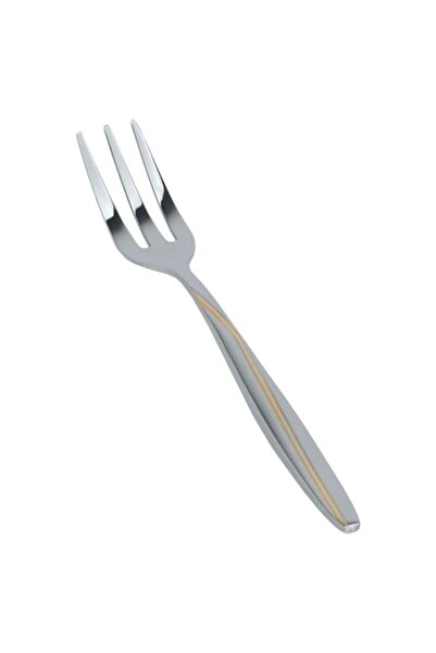 Alsaif Gallery Saif Gallery Dessert Fork Set, 6 Pieces - Silver