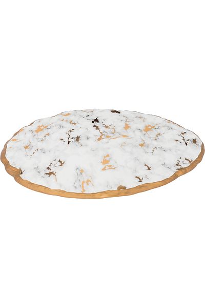 Alsaif Gallery Serving Tray Porcelain Alsaif Gallery - White