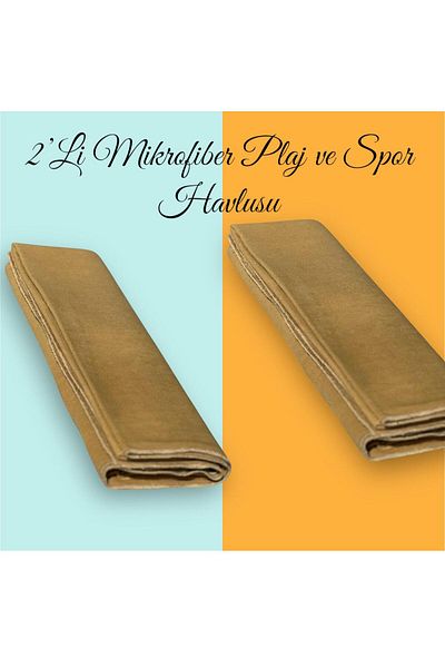 VAD 2 Microfiber Quick Drying Beach Towels 70X150 cm