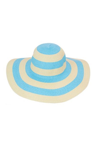 Intisimo Beach hat, Women, Turquoise/Beige