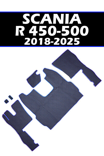 VIPTIRSHOP SCANIA R-450-500-540-560 (2018-2025) uyumlu DERİ KAPİTONE PASPAS