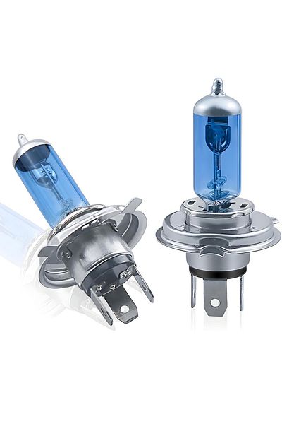 SONORH H4 Bulbs, 110W, 2 Pieces, 12V, 6000K, Super White Halogen, SONORH®
