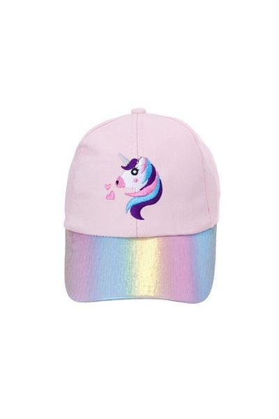 Intisimo Girls' Cap, Unicorn, Pink