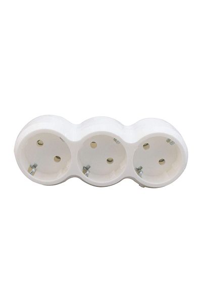 COBI SMART® Triplu stecher drept design compact, montare usoara, pentru uz casnic si birou - COBI SMART®