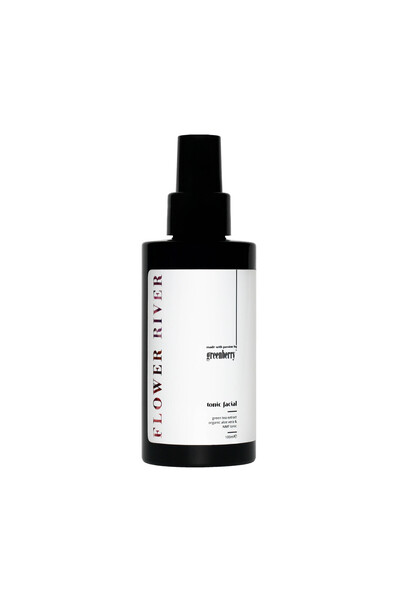 Greenberry Tonic facial Flower River cu NMF si extract de ceai verde, Greenbe...