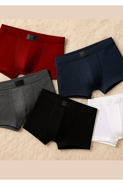 Loule Lenjerie de corp pentru bărbați Bamboo & Flexible Set de boxeri 5 bucăț...