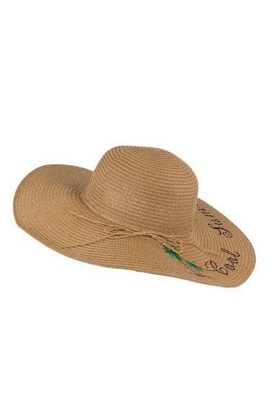 Intisimo Beach hat, Women, Cool Summer, Brown