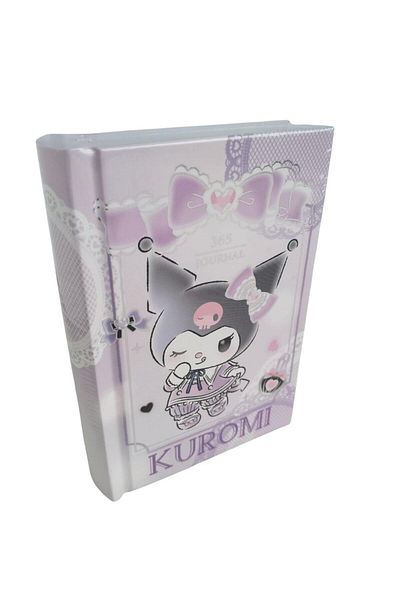 victoria journal Victori's Journals Vj Kuromi Licensed 365 Diary 368 Pages A7 Size Notebook with Silver Foil Edge