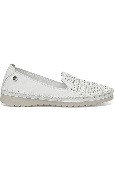 İnci Incı Kıya 4Fx White Women's Flat Shoes