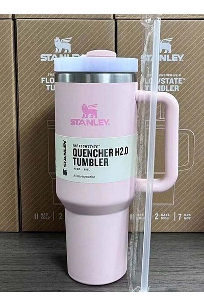 Stanley Quencher H2.0 FlowState Stainless Steel Vacuum Insulated Tumbler with Lid and Straw, 40 oz