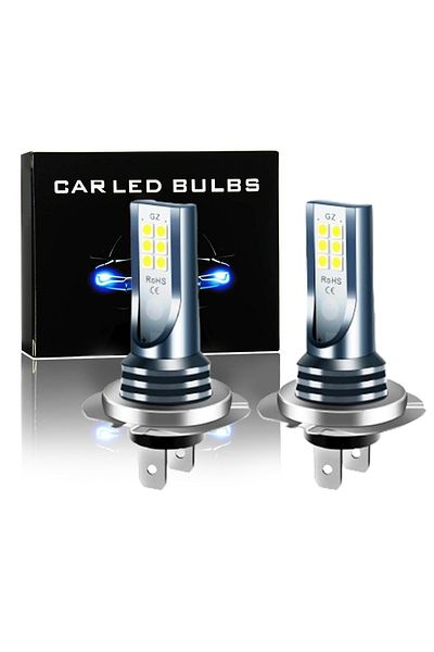 SONORH LED bulbs H7, 100W, 2 Pieces, 12V, 6000K, Plug&Play, Super White, SONORH®