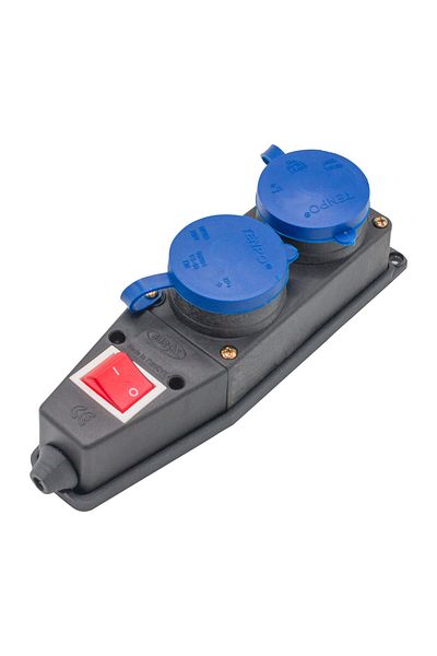 COBI SMART® Cap prelungitor TENPO, 2 prize, cu buton on/off, design compact, montaj rapid - COBI SMART®