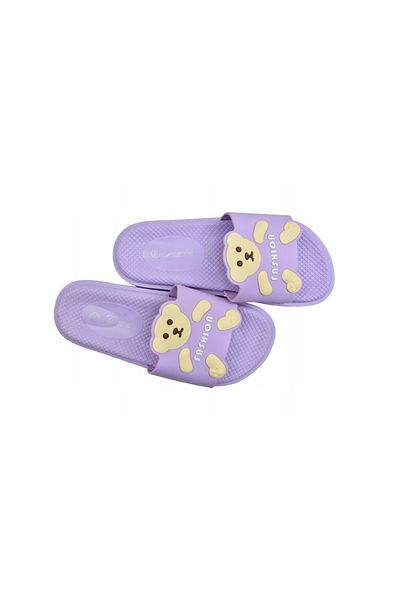 Intisimo Women's Slippers, Jomix, Teddy Bear, Purple - 40