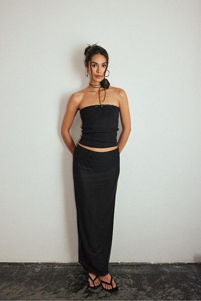 bases. Bluză fără bretele camisole