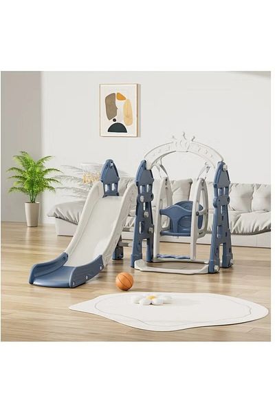 FULLJOY 3*1 Slide with Swing and Basketball FJY-36