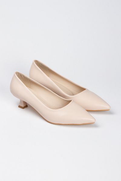 MFT AYAKKABI Women's 3 cm Heeled Pointed Toe Shoes