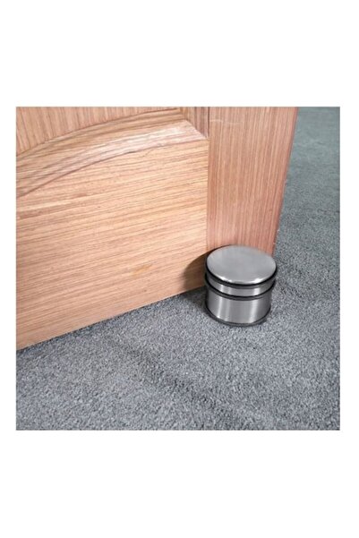 BREZIUM Opritor usa din metal greu, tip cilindru, 1.1 kg, antiderapant, 9.5x7cm