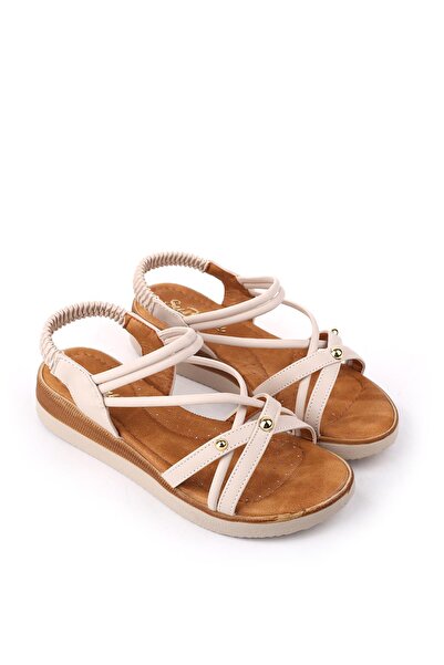 Papuçsepeti Shoe Basket 333 Women's Daily Anatomical Comfortable Sole Sandals