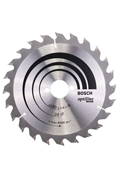 Bosch Panza fierastrau circular Bosch Optiline pentru lemn, 190 x 30 x 2.6 mm
