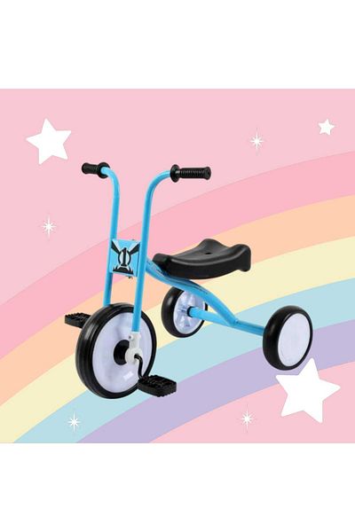 OEM Children's tricycle with pedals, metal frame, 3-5 years, Blue