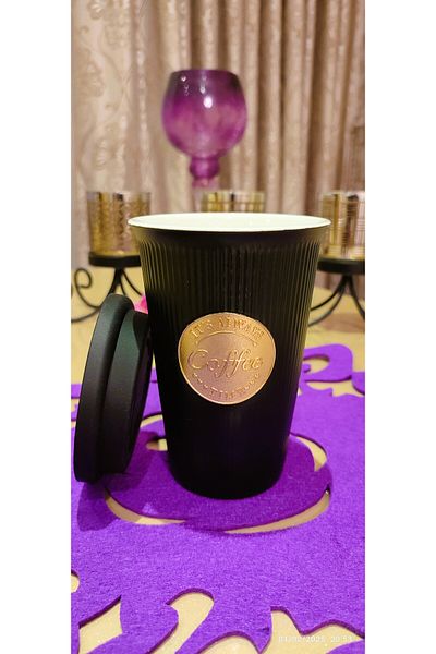 Madame Coco Grand Gold Mug Black - 340 ml