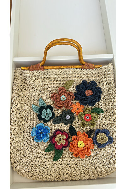 Morsanat Özel Tasarım Motif Işlemeli Çanta / Yaz Kolleksiyonu 2025