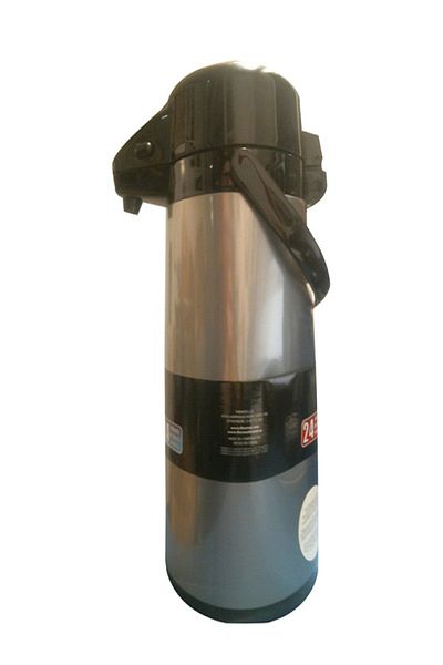 Thermos Superior Quality Insulated Glass Air Pump Flask