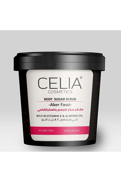 Celia Celia Oily Sugar Body Scrub with Fassi Aker 600g
