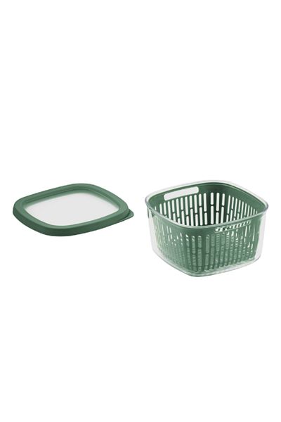 Snips ompact BPA-Free Fruit Aroma Keeper with Air Ventilation Green and Clear 1.5 Liter