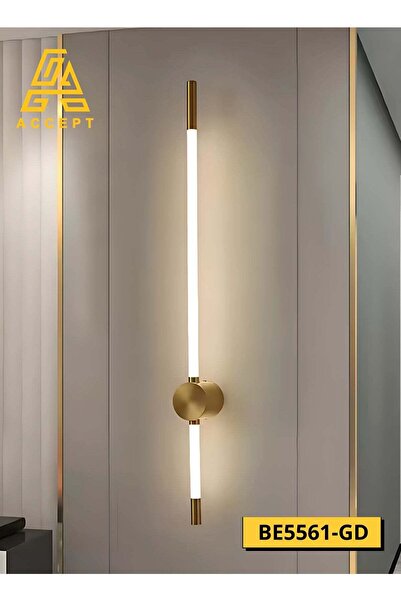 ACCEPT مصباح حائط LED عصري، لا يحتاج إلى أسلاك، شحن بالبطارية من النوع C