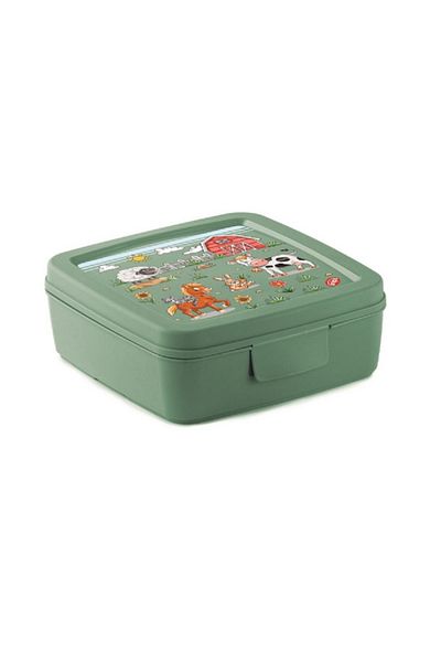 Snips Farm Polypropylene Kids Sandwich Box Green 0.50 Liter