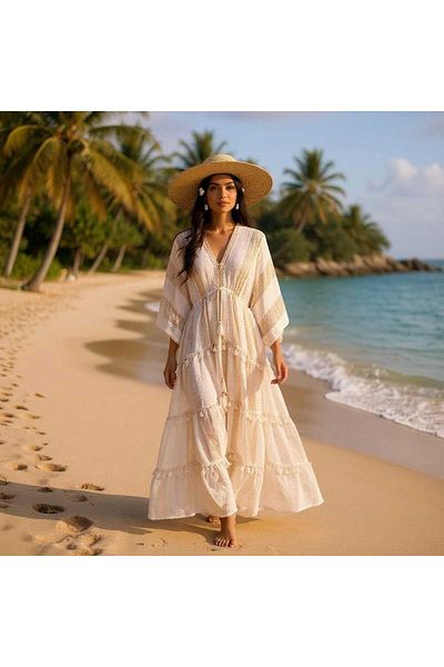 india Elegant embroidered antique dress