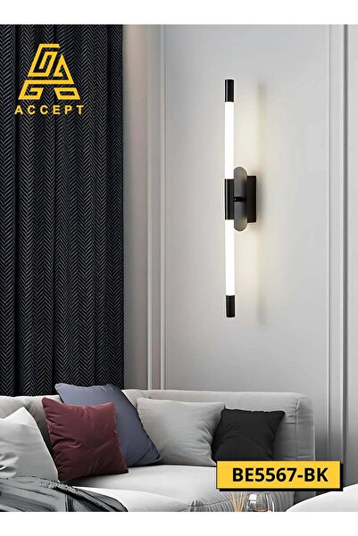 ACCEPT مصباح حائط LED عصري بدون أسلاك، شحن بالبطارية من النوع C