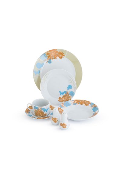 HIC Ceramic Dinner set 22 pieces for 6 persons