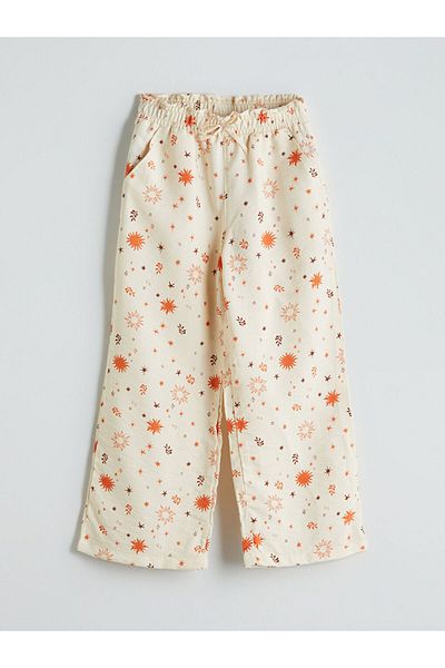 LC Waikiki New Season Elastic Waist Girls' Pants - S5G085Z4