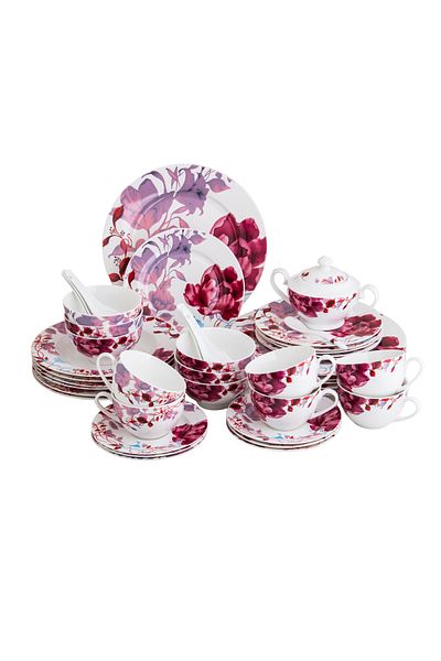 HIC NEWBONE Ceramic Dinner set 45 pieces for 6 persons