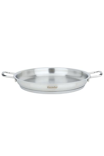 Alsaif Gallery Steel Frypan, 28 × 3.5 cm - Silver